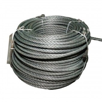 Cablu troliu otel 6x25 fi 11mm cu inima metalica 80m/rola