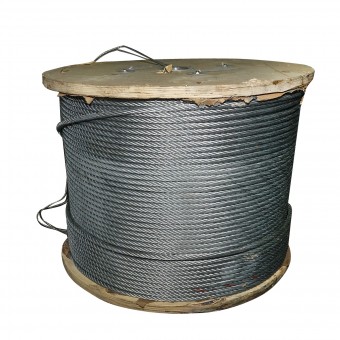 Cablu troliu otel 6x37 fi 14mm cu inima metalica 1000m/rola
