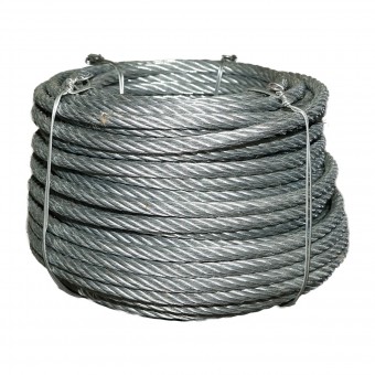 Cablu troliu otel 6x37 fi 16mm cu inima metalica 60m/rola