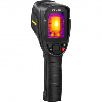 Camera cu termoviziune Vevor IP54 infrarosu, ecran color 2.8”, card SD 64Gb, Rezolutie 240x180, Li-ion, -20°C pana la 550°C