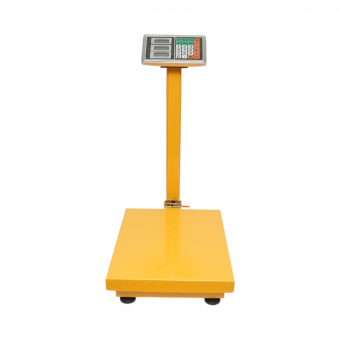 Cantar electronic de podea 350 kg tip platforma 500x400mm cu brat pliabil, afisaj LCD