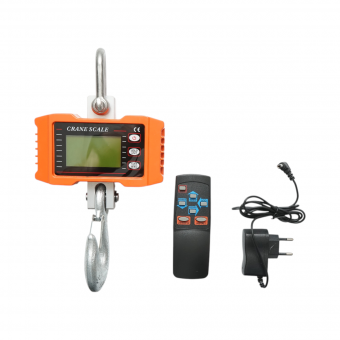 Cantar electronic suspendat cu carlig 1000 kg, telecomanda, afisaj digital LED