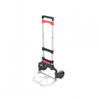 Carucior de mana pentru scari, maner aluminiu telescopic, max 60 kg