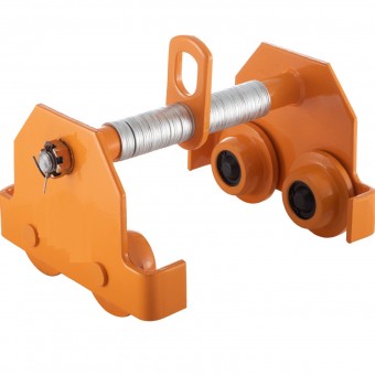 Carucior portpalan pentru grinda, Capacitate 2 tone, latime lucru 88-203 mm