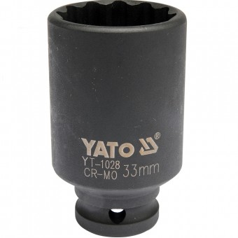 Cheie bihexagonala de impact Yato YT-1028, Cr-Mo, 33mm