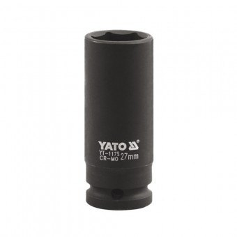 Cheie de impact Yato YT-1175, dimensiune 27 mm, prindere 1”, lunga