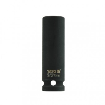 Cheie tubulara de impact adanca Yato YT-1035, 15mm, 1/2, lungime 78mm
