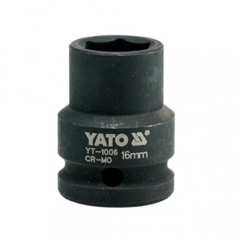 Cheie tubulara hexagonala de impact 1/2, 16mm, Yato YT-1006