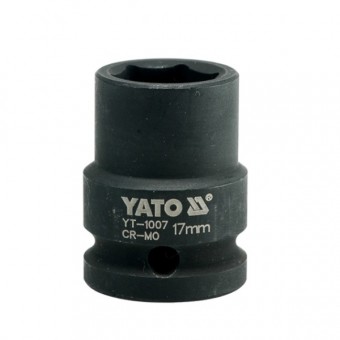 Cheie tubulara hexagonala de impact 1/2, 17mm, Yato YT-1007