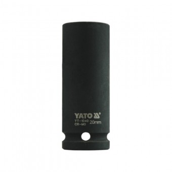 Cheie tubulara hexagonala de impact adanca 1/2, 20mm, Yato YT-1040