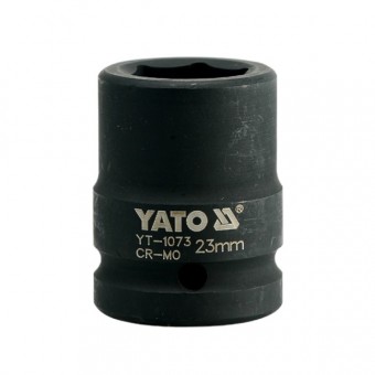 Cheie tubulara hexagonala de impact, Yato YT-1073, 3/4, 23mm, Cr-Mo