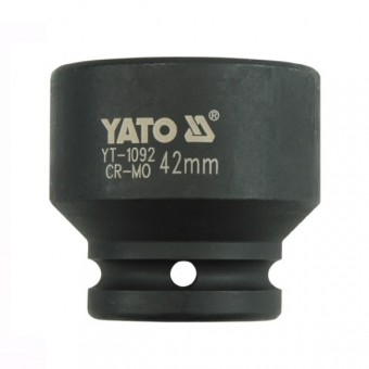 Cheie tubulara hexagonala de impact Yato YT-1092, 42mm, 3/4, Cr-Mo