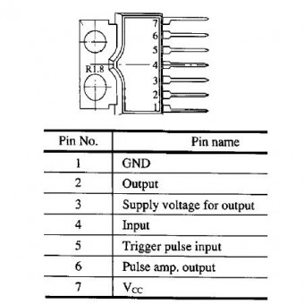 CIRCUIT INTEGRAT DEFLEXIE VERTICALA AN5521