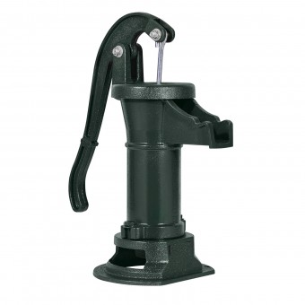 Cismea manuala pentru gradina, Antic Verde, Adancime max 7.6 m, Fonta/Otel carbon, 230 x 180 x 400 mm