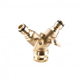 Conector 2 cai 3/4” - 1/2” alama cu filet interior