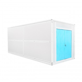 Container pentru depozitare pliabila 5800x2460x2510mm cu usa dubla si instalatie electrica