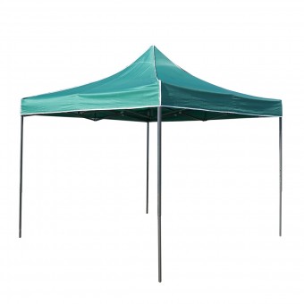 Cort tip pavilion verde 3mx3m, inaltime reglabila, pliabil Breckner Germany