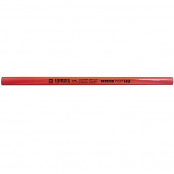 Creion tamplar Strend Pro 250mm, patrat, negru