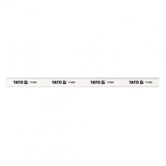 Creion tamplarie, Yato YT-6925, HB, alb, lungime 245 mm