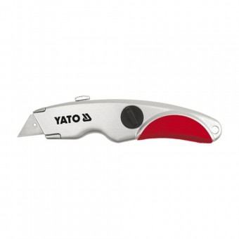 Cutter profesional cu lama trapezoidala Yato YT-7520, Lame de schimb incluse