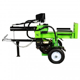 Despicator lemne Micul Fermier, putere 6.5 CP, sarcina despicare 22 tone, diametru maxim despicare 50cm, motor benzina 4 timpi, cupla remorcare carlig auto, pozitie despicare verticala/orizontala