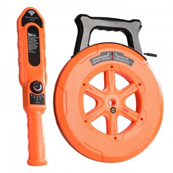 Detector blocaje pentru tevi, Lungime 30 m, IP67, Litiu-Ion, USB