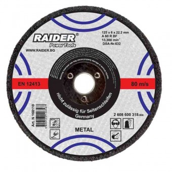 Disc abraziv 125x6mm, Raider 160110