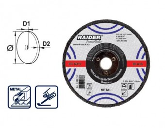 Disc abraziv 230x6x22.2mm, Raider 160112