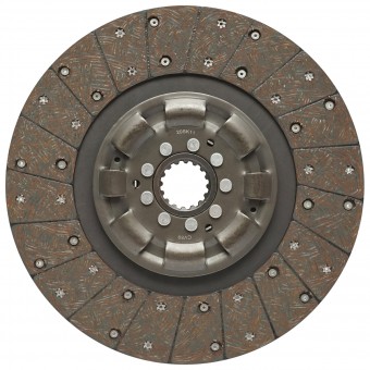 Disc ambreiaj cu ferodou si arc 16 caneluri pentru Tractor Forestier cu motor Perkins