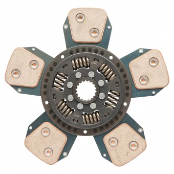 Disc ambreiaj cu ferodou si arc 18 caneluri pentru Tractor Forestier cu motor Perkins