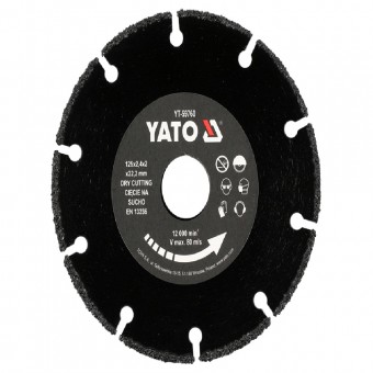 Disc debitare  uscat in lemn 125x22.2mm 