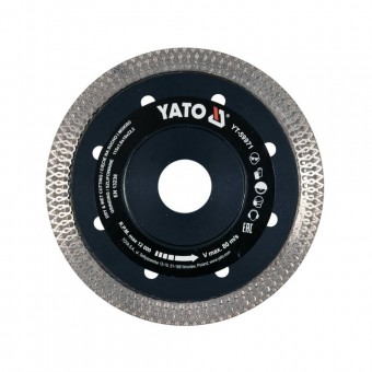 Disc diamantat, Yato, pentru gresie,faianta diametru exterior 115 mm interior 22.2 mm