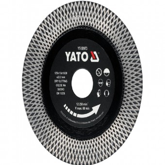 Disc diamantat pentru taiere uscata precisa ceramica 125mmx1.8mm