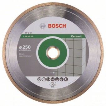 Disc diamantat Standard pentru ceramica 250mm
