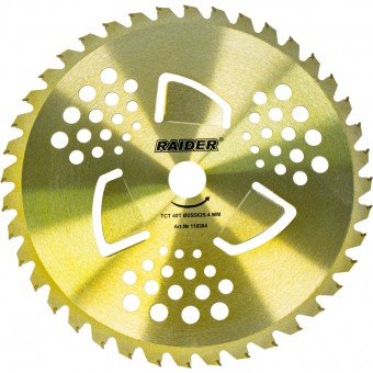 Disc pentru motocoasa ø255x25.4mm, 40T,  alama vidia