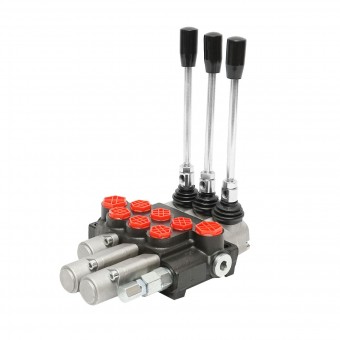 Distribuitor hidraulic cu 3 manete 2 flotante 40L/min.