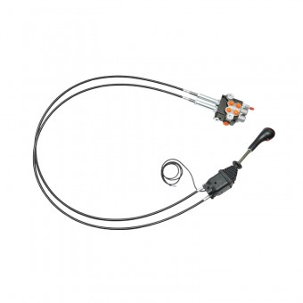 Distribuitor hidraulic cu joystick, lungime cablu 2.5m presiune 250 bar debit 40L/min Breckner Germany