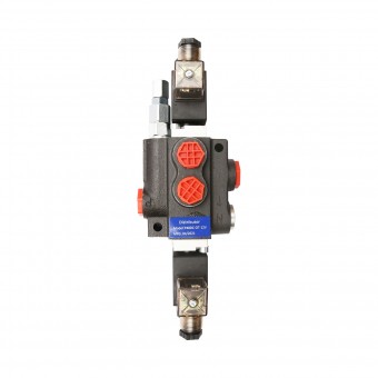 Distribuitor hidraulic P40 electromagnetic cu 1 cale, 12V Breckner Germany