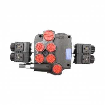 Distribuitor hidraulic P80 electromagnetic cu 2 cai, 24V Breckner Germany