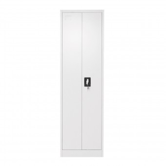 Dulap metalic fiset 1700x500x400mm cu 2 usi securizate, pentru produse curatenie, gri Breckner Germany