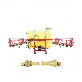 Erbicidator cu bazin 1000L, latime de lucru 14m, 30 stropitoare triple, cardan inclus THOR