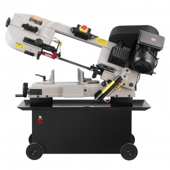 Fierastrau cu banda pentru metal, 1.1 kW, Lungime banda 2362 mm, 0° la 45, 4 viteze,  65 m/min, Baza fixa