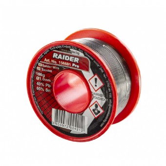 Fludor ø1.6mm, 100g, compozitie 60%Sn 40%Pb - Pro