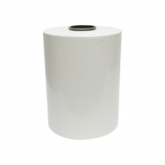 Folie infoliat baloti Alba 330mm x 25mic x 1800m cu protectie UV Breckner Germany