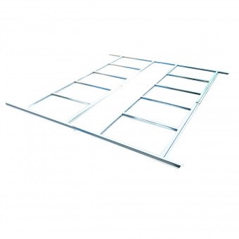 Fundatie metalica cadru otel zincat 0.6mm pentru magazie de gradina 259x257x212cm
