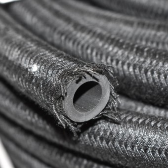 Furtun combustibil 10x18 cu protectie din bumbac rola 30m