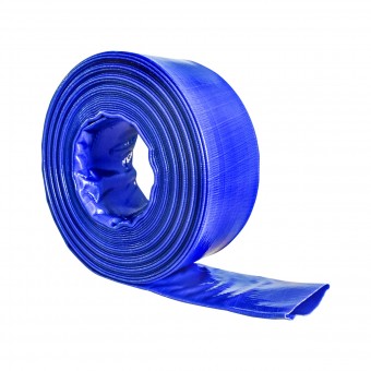 Furtun plat, siliconat pentru irigat din PVC 3 toli lungime 20m Breckner Germany