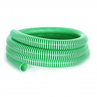 Furtun vidanja absorbtie, refulare 110mm din PVC cu spira, rola 20m