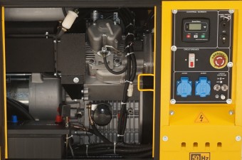 Generator insonorizat Stager YDE15000T, 12kVA, 48A, monofazat, diesel, 3000rpm, pornire electrica