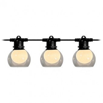 Ghirlanda led 10 becuri x 0.56w 3000k 8m